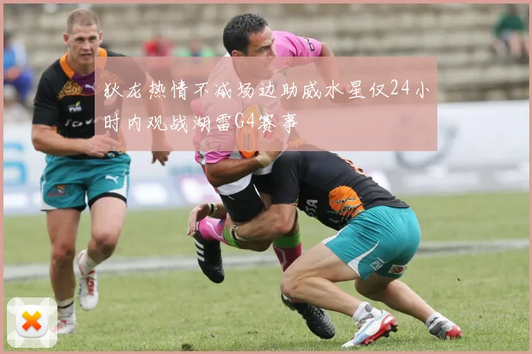 狄龙热情不减场边助威水星仅24小时内观战湖雷G4赛事